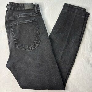 Aeropostale Women's High-Rise Charcoal Black Slim Jeans Size 12